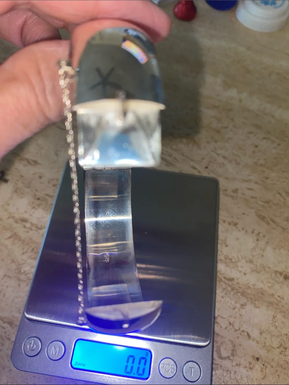 Pure Sterling Silver Wide Bangle Bracelet - Brand New